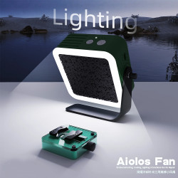 2UUL DA98 Aiolos Fan Smoke Extraction & Cooling Fan With LED Light