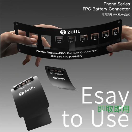 2UUL BT03 FPC Battery Connector for iPhone 6 to 16 Pro Max