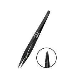 2UUL TW32 Black K Flat Tip ESD-Safe Ceramic Tweezer