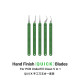 2UUL DA22 Hand Finish QUICK Blades Set for PCB Underfill Clean (5-in-1)