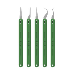 2UUL DA22 Hand Finish QUICK Blades Set for PCB Underfill Clean (5-in-1)