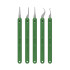 2UUL DA22 Hand Finish QUICK Blades Set for PCB Underfill Clean (5-in-1)