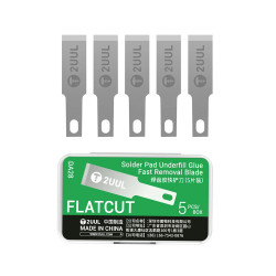 2UUL DA28 FlatCut Solder Pad Underfill Glue Fast Removal Blades (5Pcs)