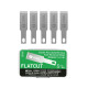 2UUL DA28 FlatCut Solder Pad Underfill Glue Fast Removal Blades (5Pcs)