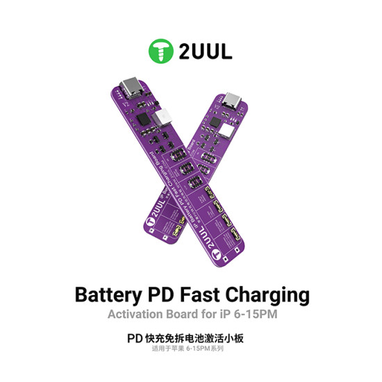 2UUL BT01 Battery PD Fast Charging & Activation Board for iPhone 6-15PM 2UUL BT01 Battery PD Fast Charging & Activation Board for iPhone 6-15PM