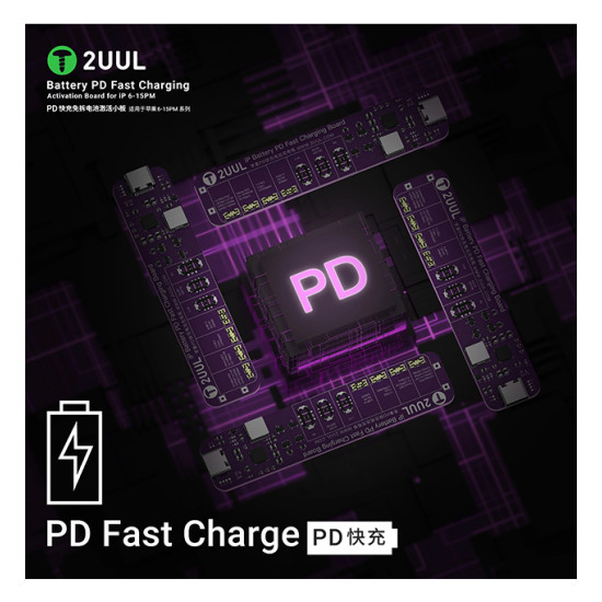 2UUL BT01 Battery PD Fast Charging & Activation Board for iPhone 6-15PM 2UUL BT01 Battery PD Fast Charging & Activation Board for iPhone 6-15PM