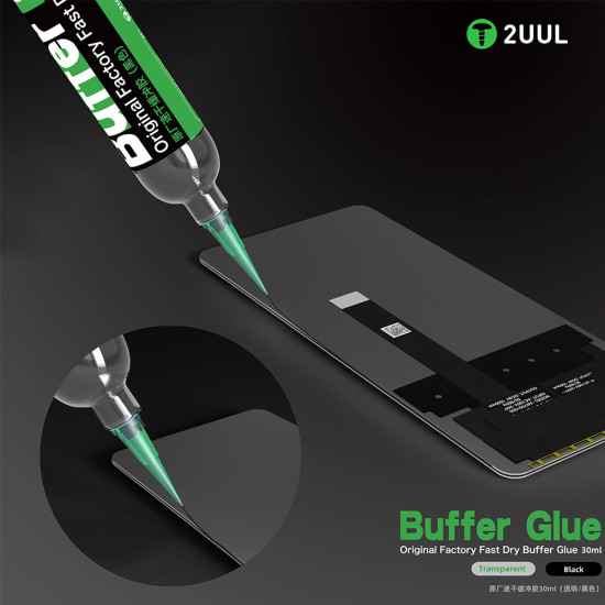 2UUL Original Factory Fast Dry Buffer Glue (Black 30ML) 2UUL Original Factory Fast Dry Buffer Glue (Black 30ML)