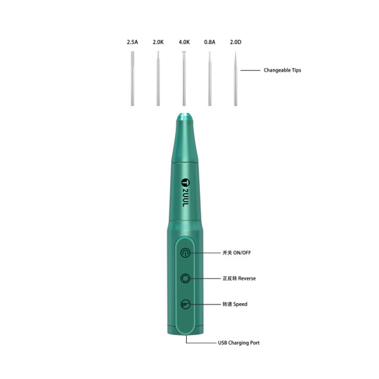 2UUL Rechargeable Electric Polishing / Drill Pen 2UUL Rechargeable Electric Polishing / Drill Pen