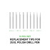 2UUL DA82 Replacement Tips for 2UUL Chargeable Polish Drill Pen - 10Pcs