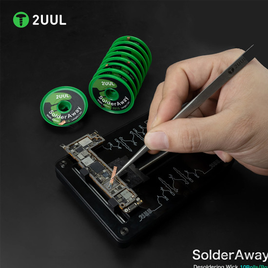 2UUL DW11 Desolder Wick 2015 ( Width 2.0MM / Length 1.5M ) - 10Pcs Box 2UUL DW11 Desolder Wick 2015 ( Width 2.0MM / Length 1.5M ) - 10Pcs Box