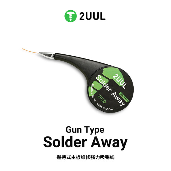 2UUL DW21 Desolder Wick 2020 ( Width 2.0MM / Length 2M ) 2UUL DW21 Desolder Wick 2020 ( Width 2.0MM / Length 2M )