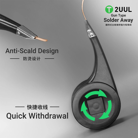 2UUL DW21 Desolder Wick 2020 ( Width 2.0MM / Length 2M ) 2UUL DW21 Desolder Wick 2020 ( Width 2.0MM / Length 2M )