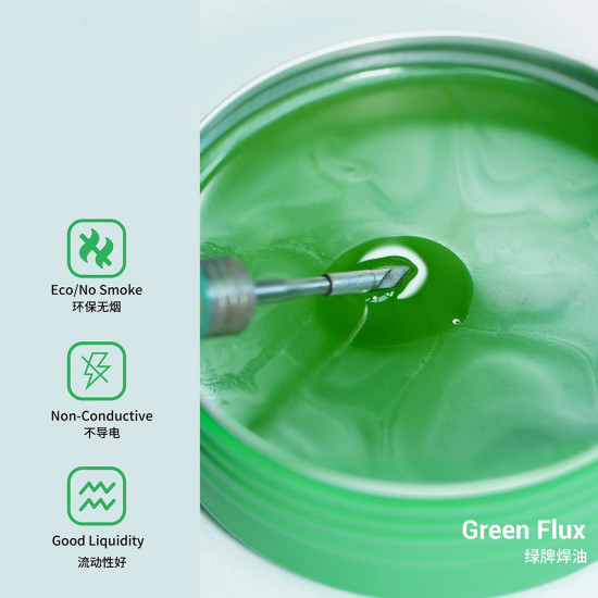 2UUL SC18 Green Soldering Flux Paste