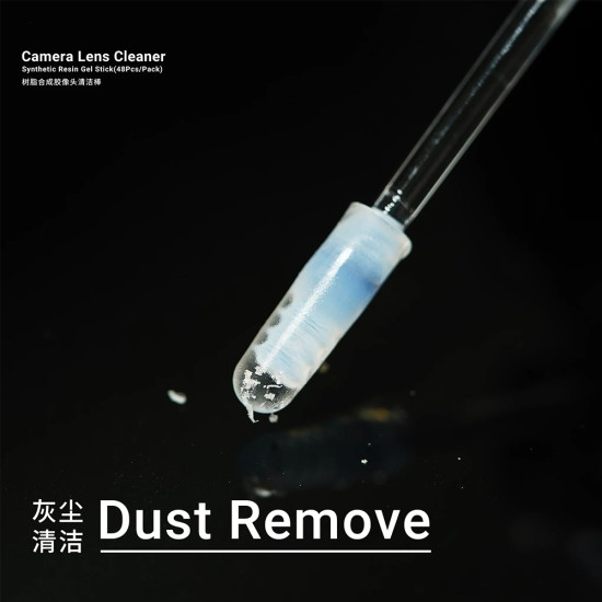 2UUL CL21 Camera Lens Cleaner Synthetic Resin Gel Stick (48Pcs) 
