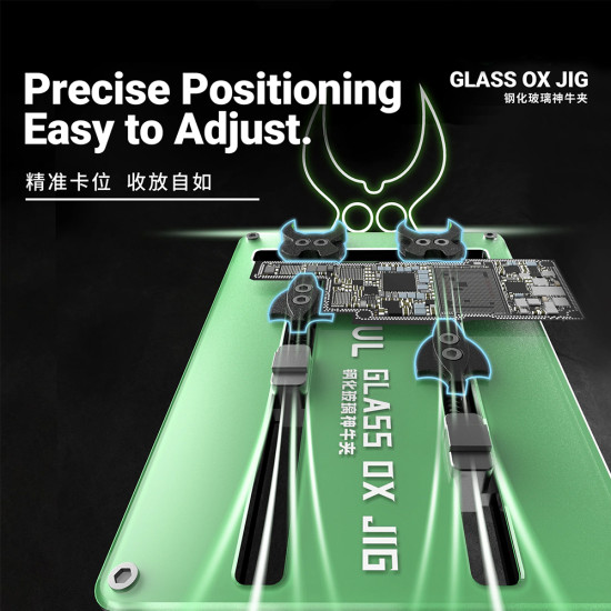 2UUL BH21 GLASS OX JIG PCB Stand