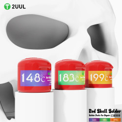 2UUL Red Skull Solder PPD Paste 148°C (50 Gram)
