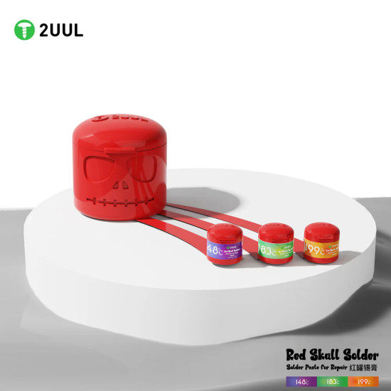 2UUL Red Skull Solder PPD Paste 199°C (50 Gram) 2UUL Red Skull Solder PPD Paste 199°C (50 Gram)