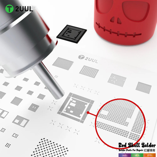2UUL Red Skull Solder PPD Paste 199°C (50 Gram) 2UUL Red Skull Solder PPD Paste 199°C (50 Gram)