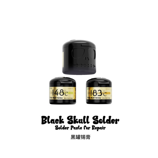 2UUL Black Skull Solder PPD Paste 148°C (50 Gram)