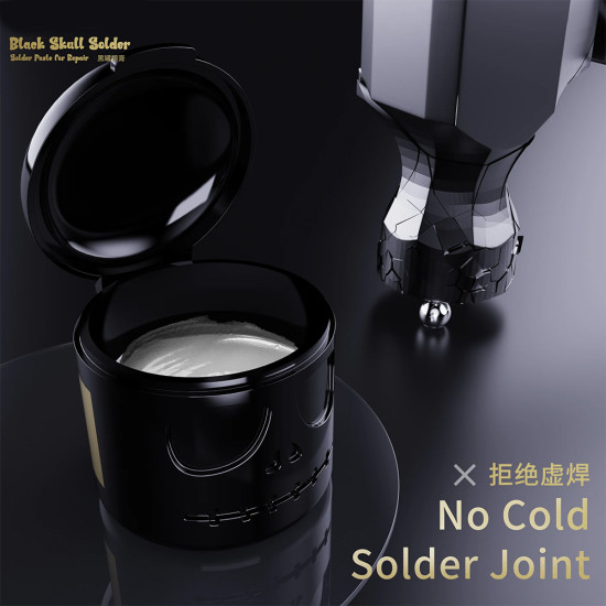 2UUL Black Skull Solder PPD Paste 148°C (50 Gram)