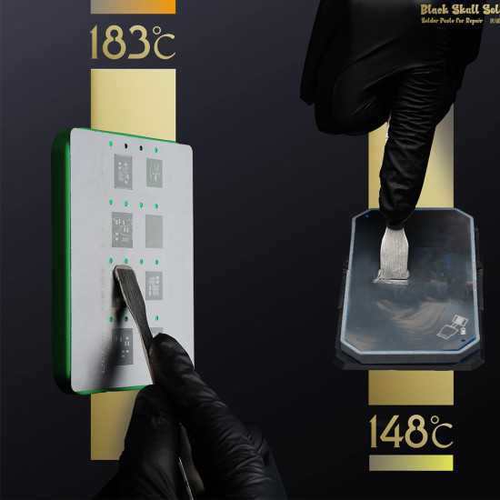 2UUL Black Skull Solder PPD Paste 148°C (50 Gram)