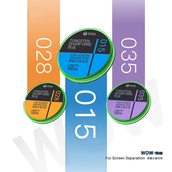 2UUL WS-015 0.015mm Tungsten Sharp Diamond Wire (100M)