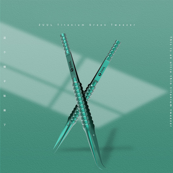 2UUL Ti02 Titanium Alloy Ultraprecise Tweezer