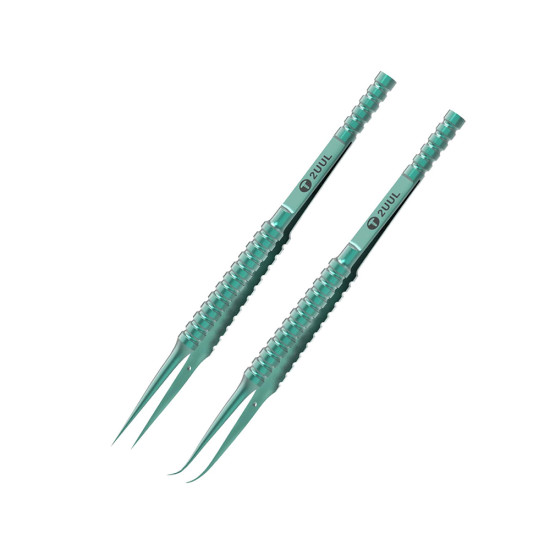 2UUL Ti01 & Ti02 Titanium Alloy Ultraprecise Tweezer (2Pcs)
