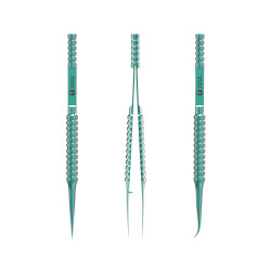 2UUL Ti01 & Ti02 Titanium Alloy Ultraprecise Tweezer (2Pcs)