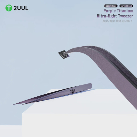 2UUL Ti21 & Ti22 Purple Titanium Ultralight Precision Tweezer (2Pcs) 2UUL Ti21 & Ti22 Purple Titanium Ultralight Precision Tweezer (2Pcs)