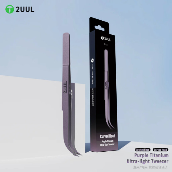 2UUL Ti21 & Ti22 Purple Titanium Ultralight Precision Tweezer (2Pcs) 2UUL Ti21 & Ti22 Purple Titanium Ultralight Precision Tweezer (2Pcs)