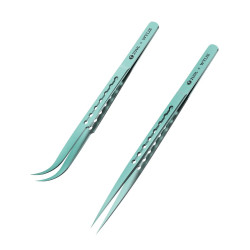 2UUL Ti11 & Ti12 Titanium Alloy Ultralight Precision Tweezer Tweezer (2Pcs)