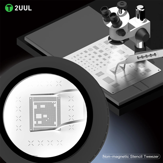 2UUL TW22 Non-Magnetic Stainless Steel Precision Tweezer 2UUL TW22 Non-Magnetic Stainless Steel Precision Tweezer