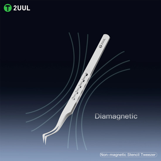 2UUL TW22 Non-Magnetic Stainless Steel Precision Tweezer 2UUL TW22 Non-Magnetic Stainless Steel Precision Tweezer