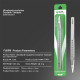 2UUL TW31 Ultrahard Insulative Ceramic Tweezer