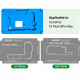 Relife RL-601T Middle Layer Tin Planting BGA Reballing Platform Set for iPhone X to 17Pro Max (31-in-1 )