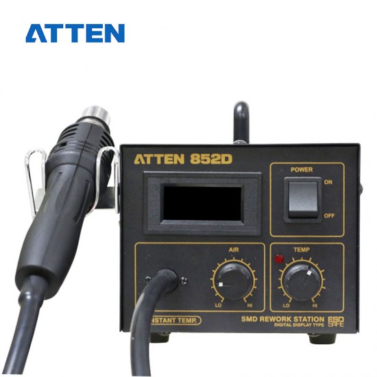 ATTEN ST-852D Lead Free Hot Air SMD Digital Display BGA Rework Station ( 550W ) ATTEN ST-852D Lead Free Hot Air SMD Digital Display BGA Rework Station ( 550W )
