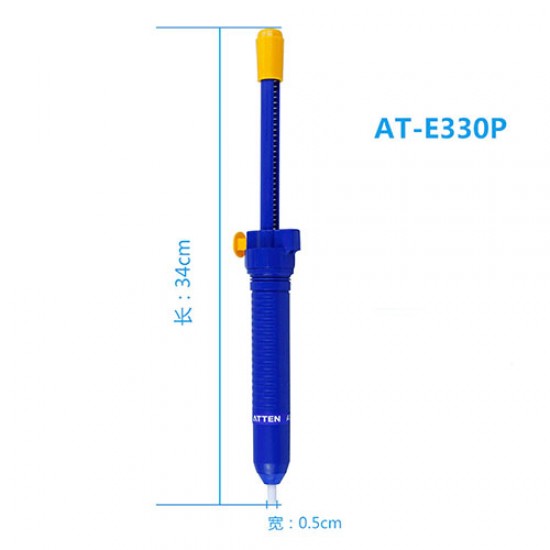 ATTEN Desoldering Pump / Anti-skip Desoldering Pump Vacuum Solder Sucker ( AT-E330P ) ATTEN Desoldering Pump / Anti-skip Desoldering Pump Vacuum Solder Sucker ( AT-E330P )