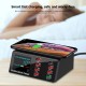 WLX-X9 8 Port USB Smart Lightning Wireless Charger With QC 3.0 & PD Port ( 100W Max Output ) WLX-X9 8 Port USB Smart Lightning Wireless Charger With QC 3.0 & PD Port ( 100W Max Output )