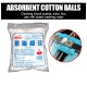 Absorbent Cleaning Cotton Balls (500 Gram) - About 1600 Pcs Balls Absorbent Cleaning Cotton Balls (500 Gram) - About 1600 Pcs Balls