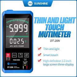 SUNSHINE DT-20N Multimeter Digital Touch Screen AC DC Voltage Tester