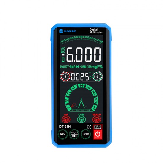 Sunshine DT-21N Multimeter Digital Touch Screen AC DC Voltage Tester Sunshine DT-21N Multimeter Digital Touch Screen AC DC Voltage Tester