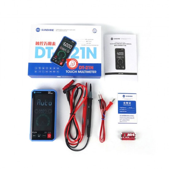 Sunshine DT-21N Multimeter Digital Touch Screen AC DC Voltage Tester Sunshine DT-21N Multimeter Digital Touch Screen AC DC Voltage Tester