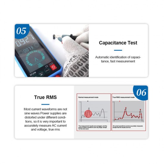 Sunshine DT-21N Multimeter Digital Touch Screen AC DC Voltage Tester Sunshine DT-21N Multimeter Digital Touch Screen AC DC Voltage Tester