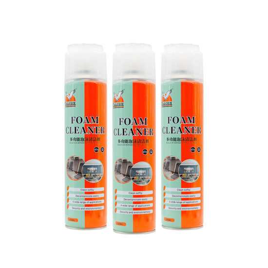 Falcon Multipurpose Aerosol Foam Cleaner Spray With Brush (550ML)