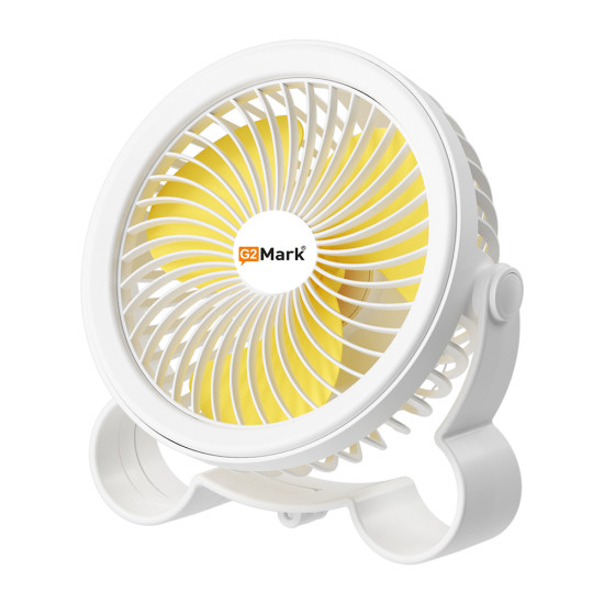 Portable USB + Battery 1200Mah Hanging Fan With LED & 3 Speed Mode - F005 Portable USB + Battery 1200Mah Hanging Fan With LED & 3 Speed Mode - F005