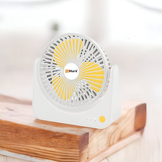Portable USB + Battery 1200Mah Table Fan with 3 Speed Mode ( FLS-01 ) Portable USB + Battery 1200Mah Table Fan with 3 Speed Mode ( FLS-01 )