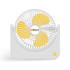 Portable USB + Battery 1200Mah Table Fan with 3 Speed Mode ( FLS-01 )