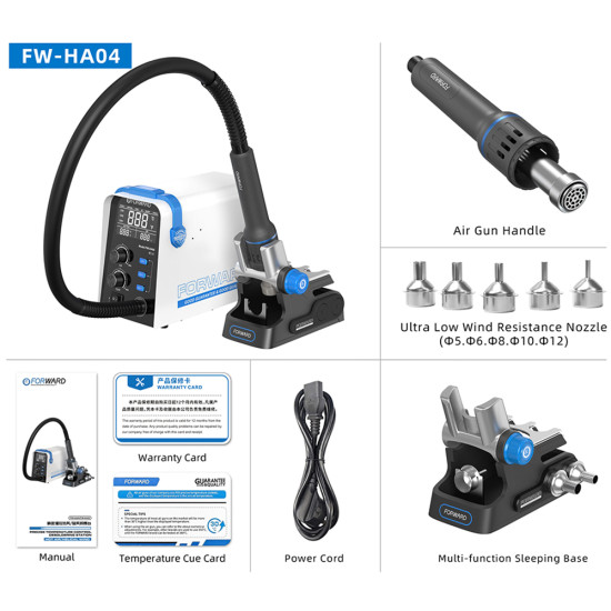 Forward FW-HA04 Precision Temperature Control Hot Air Rework Station (800W)