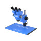 Forward FW-6555 Pro Max (6.5X-55X) Trinocular Full HD Stereo Microscope With Zooming 0.5X CTV Camera Lens & LED Adjustable Light Forward FW-6555 Pro Max (6.5X-55X) Trinocular Full HD Stereo Microscope With Zooming 0.5X CTV Camera Lens & LED Adjustable Light